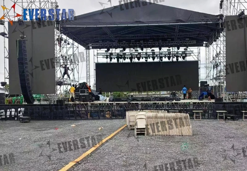 Music Festival Stage Security Barrier System