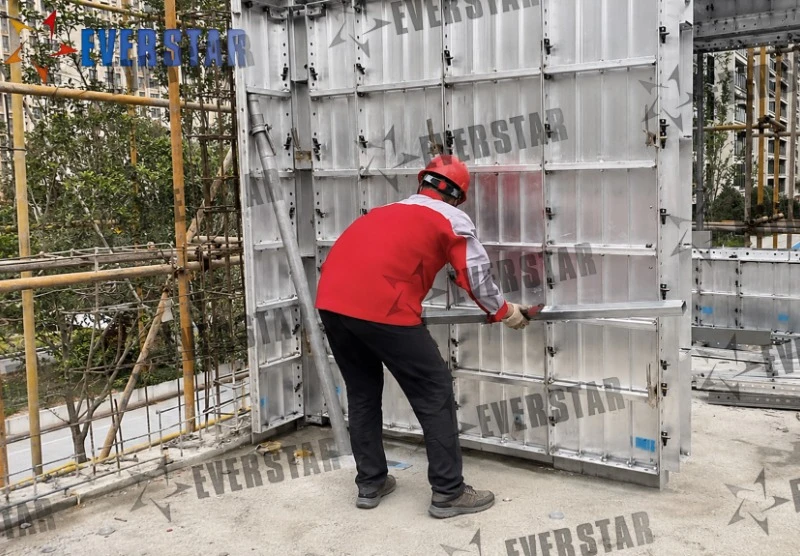 Aluminum Wall Formwork Installation