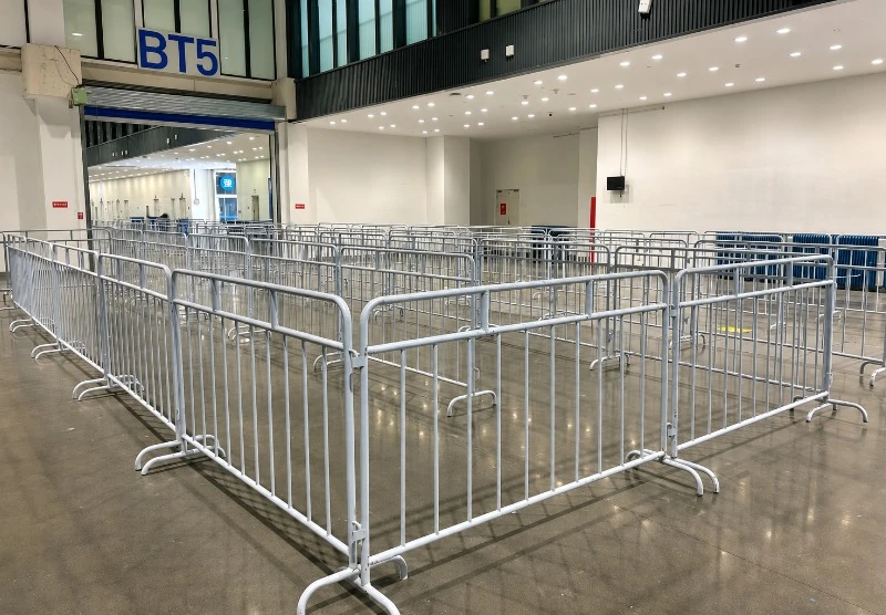 Stadium Entrance Queue Management Barriers