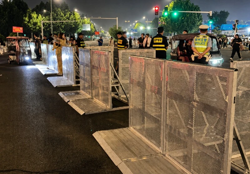 Public Event Crowd Control and Security Barrier