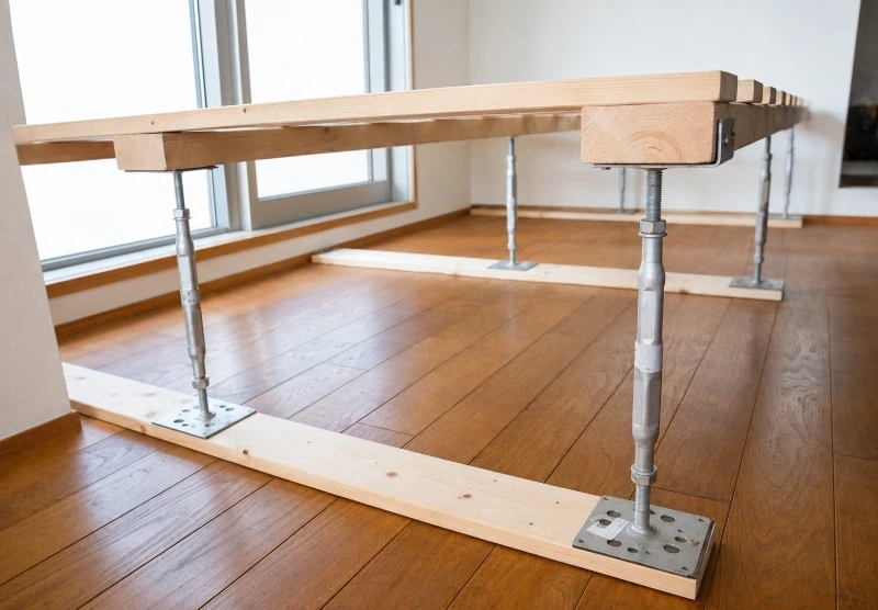 Adjustable Steel Supports for DIY Furniture