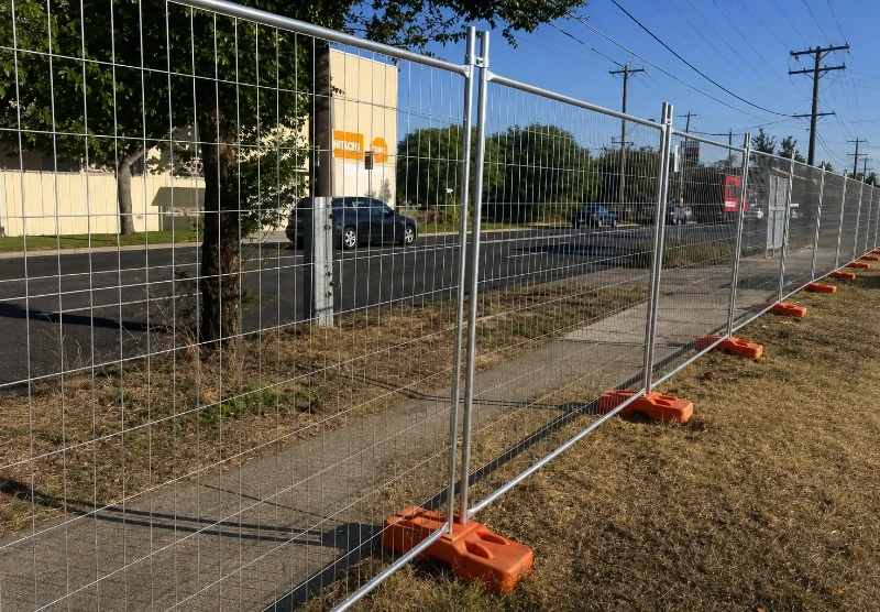 Roadside Temporary Security Fence System