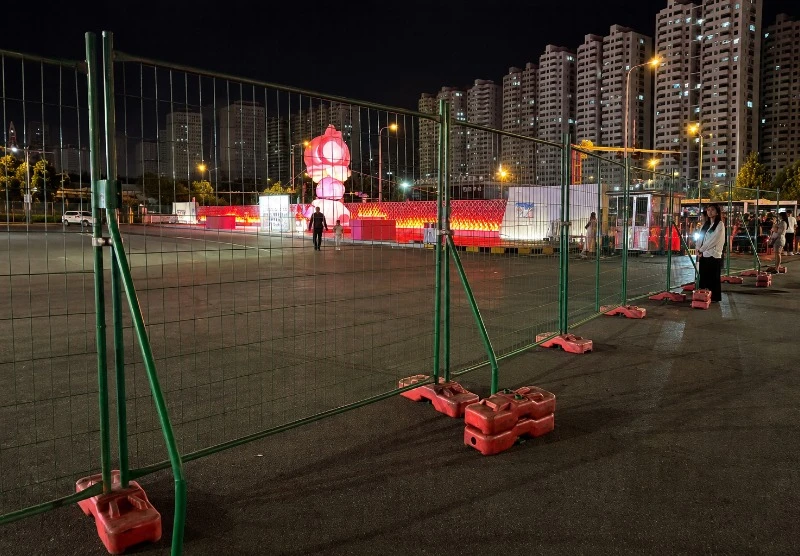 Night Event Perimeter Security Fencing